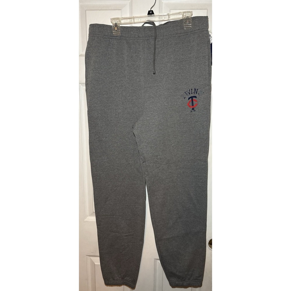 Minnesota Twins Majestic Gray Men's Size XL Jogger Pants